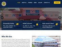 Tablet Screenshot of metcollege.org